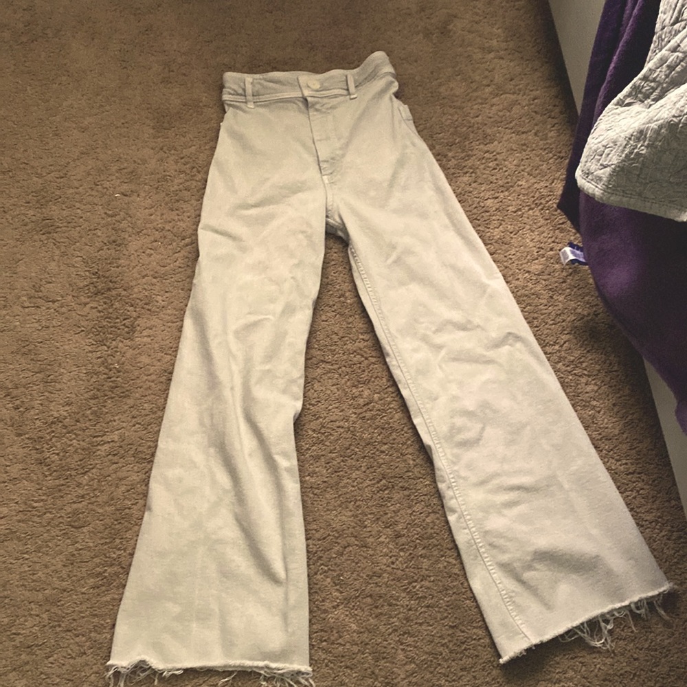 Zara marine straight pants in size zero